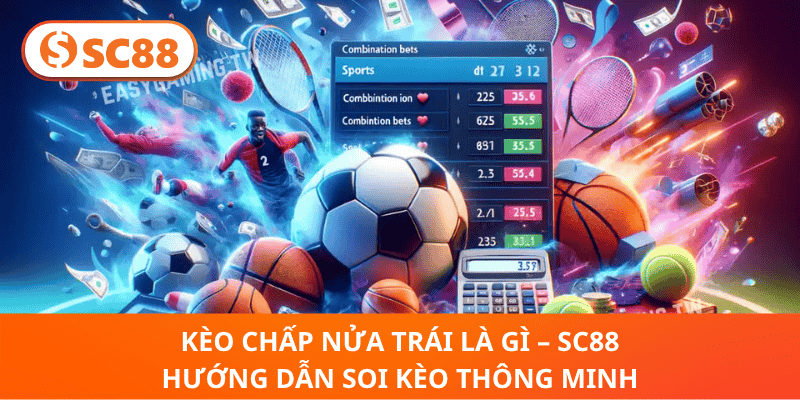 Kèo Chấp Nửa Trái Là Gì? SC88 Bật Mí Cách Soi Chuẩn Thắng Lớn